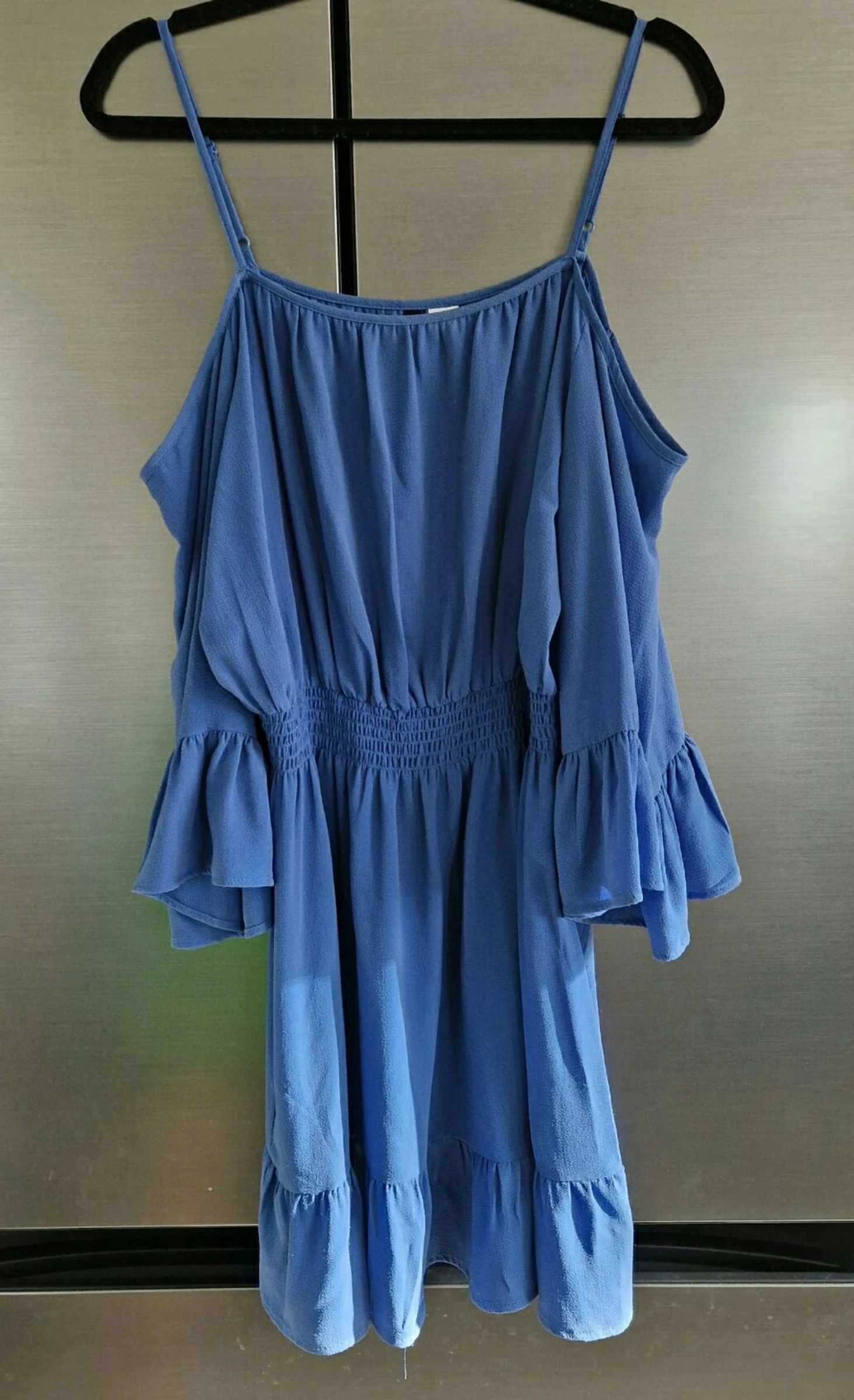 Vestido Boho Off-shoulder - Azul Jeans - XL – photo 2